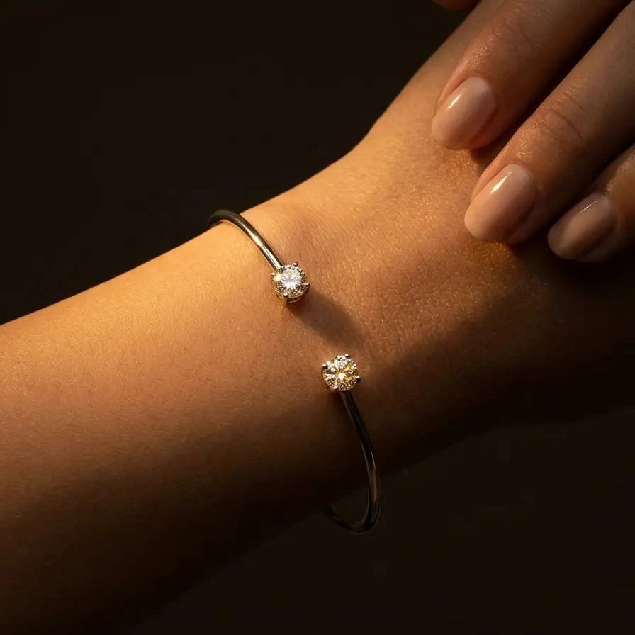 Eclipse Cuff · Gold / Silver