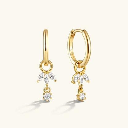 Brooke Removable Charm Hoops