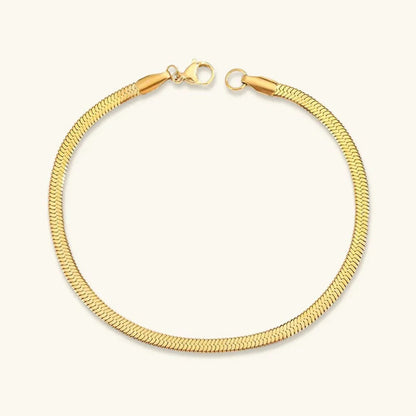 Vida Gold Herringbone Bracelet