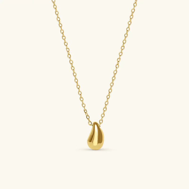 Amande Teardrop Pendant · 18K Gold Finish