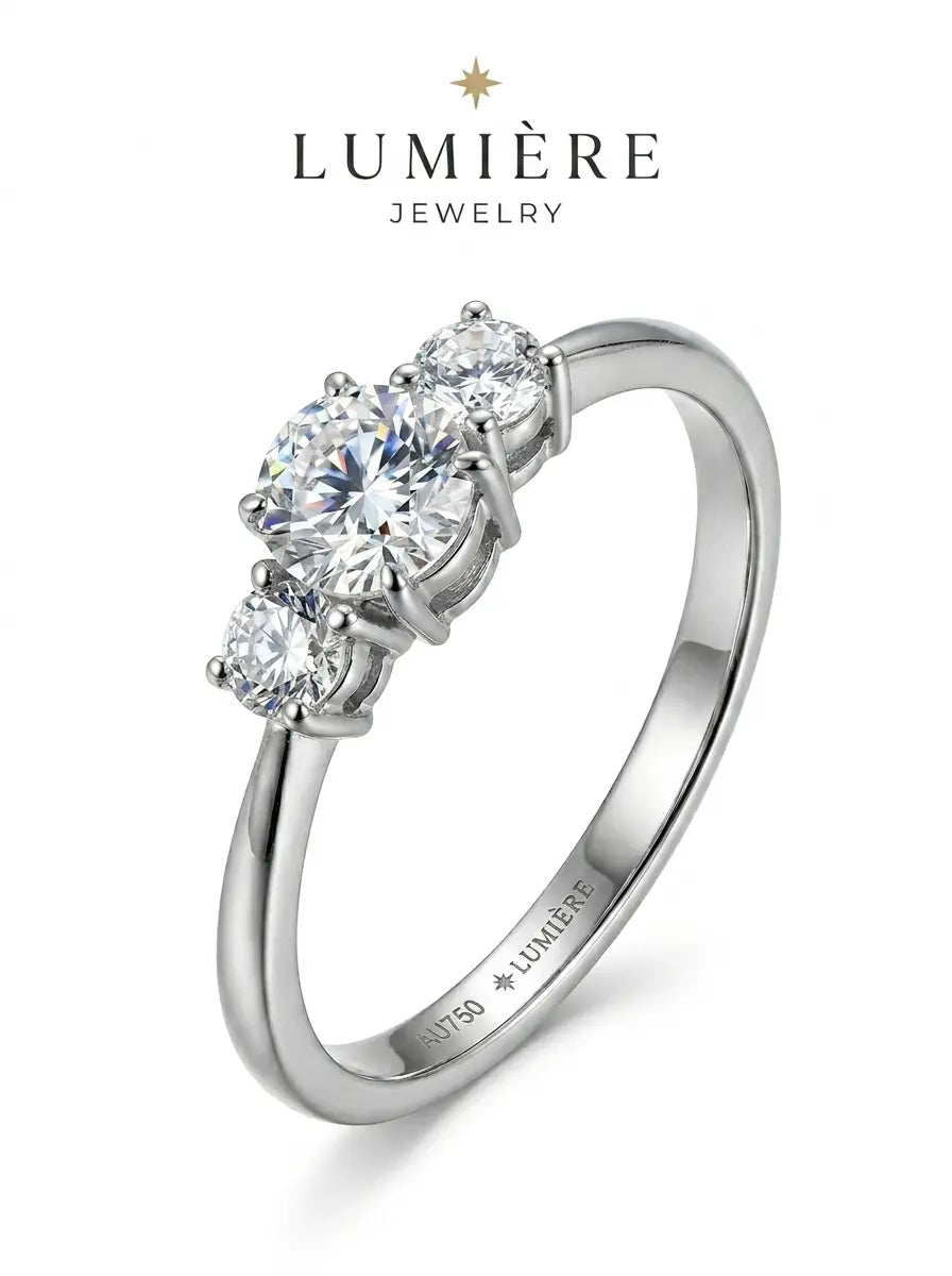 Trilogy Ring · Moissanite