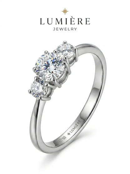 Trilogy Ring · Moissanite