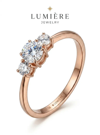 Trilogy Ring · Moissanite
