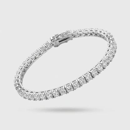Lumière Tennis Bracelet · S925 Silver & Moissanite