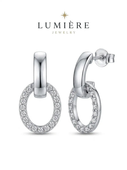 Lumière Oval Drop · Crystal