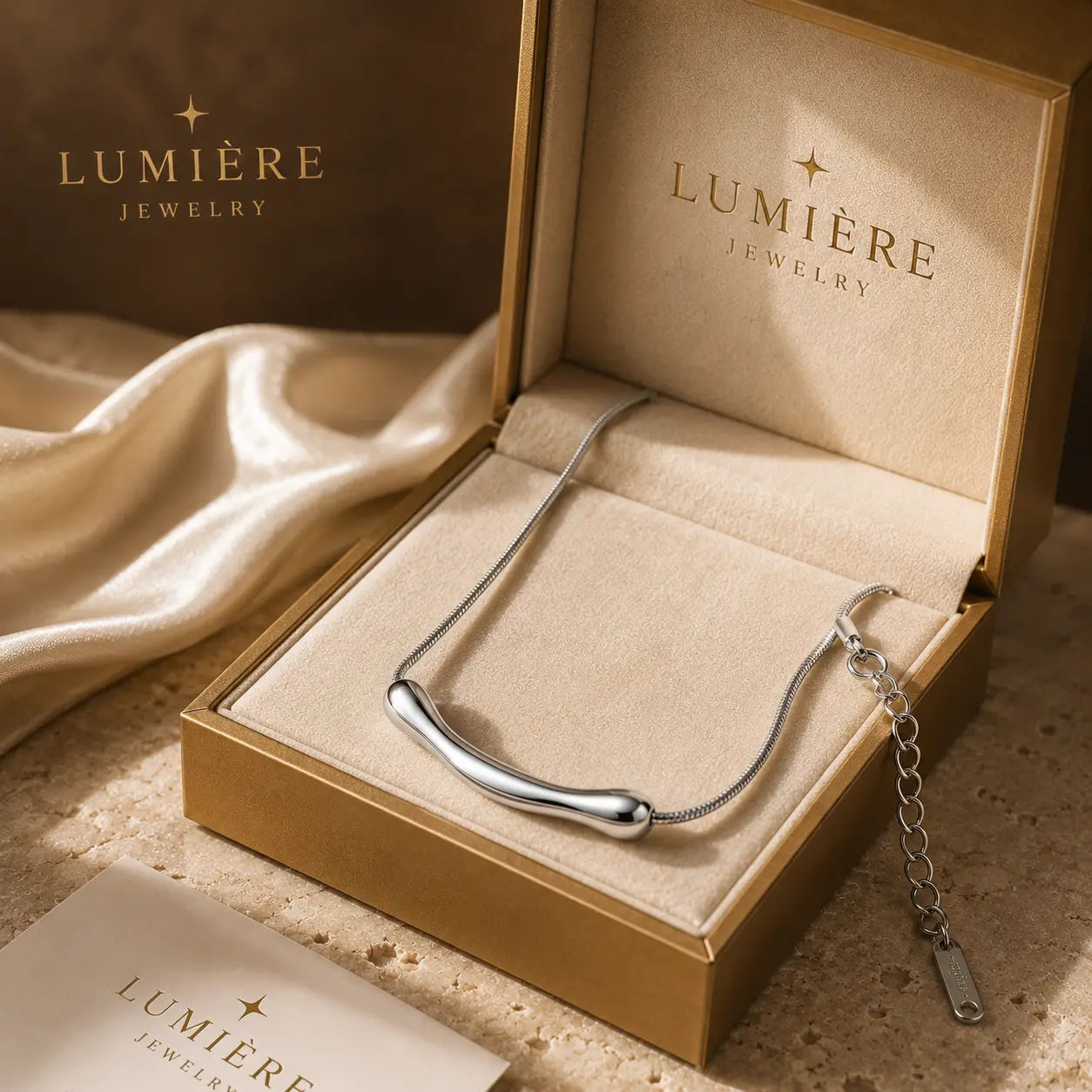Arc Necklace · Gold / Silver