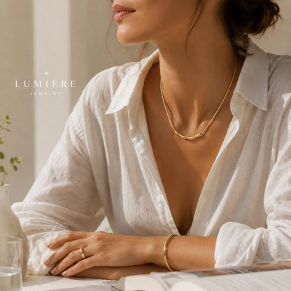 Arc Necklace · Gold / Silver