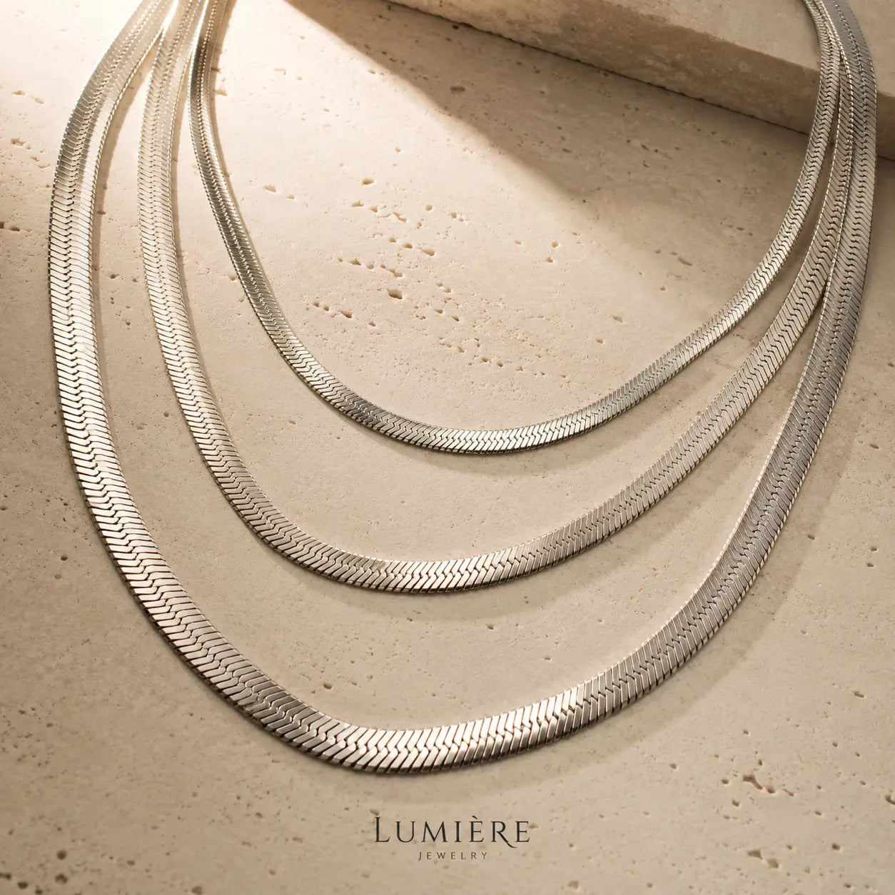 Flat Serpent Chain · Gold / Silver