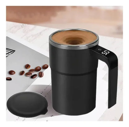 Electric Self Mixing 380 ml - Digital Display Automatic Magnetic Cup
