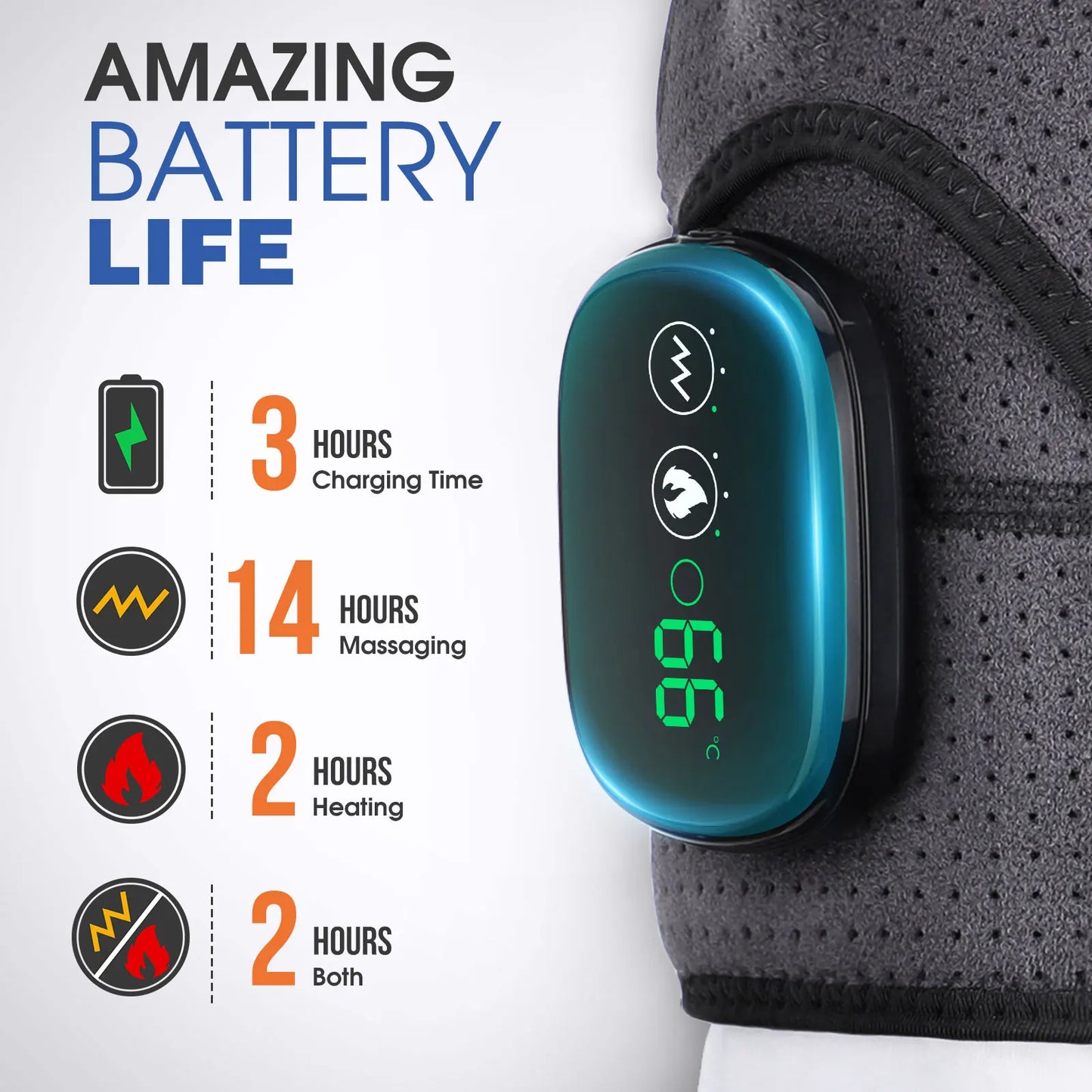 Smart LED Joint Massager: Deep Relief for Knee & Shoulder