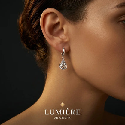 Étoile Drop Earrings · S925 Silver & Moissanite