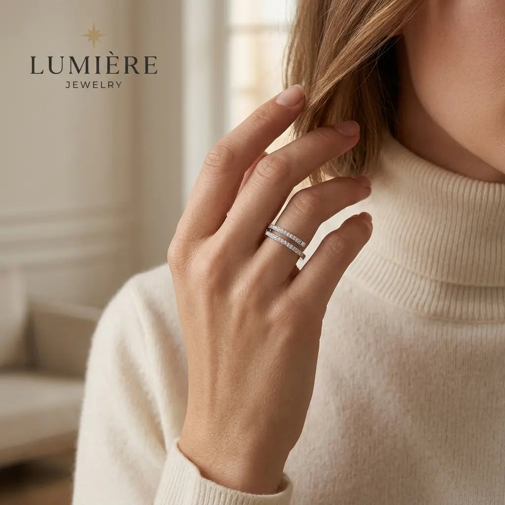 Parallel Ring · S925 Silver