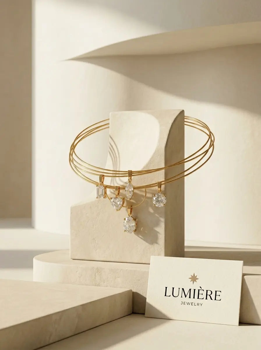 Forme Necklace · 18K Gold Finish