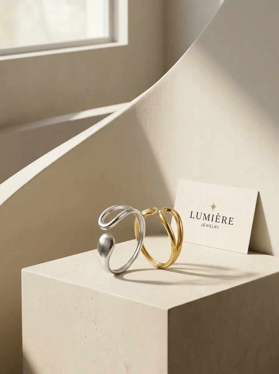 Goutte Cuff · Gold / Silver