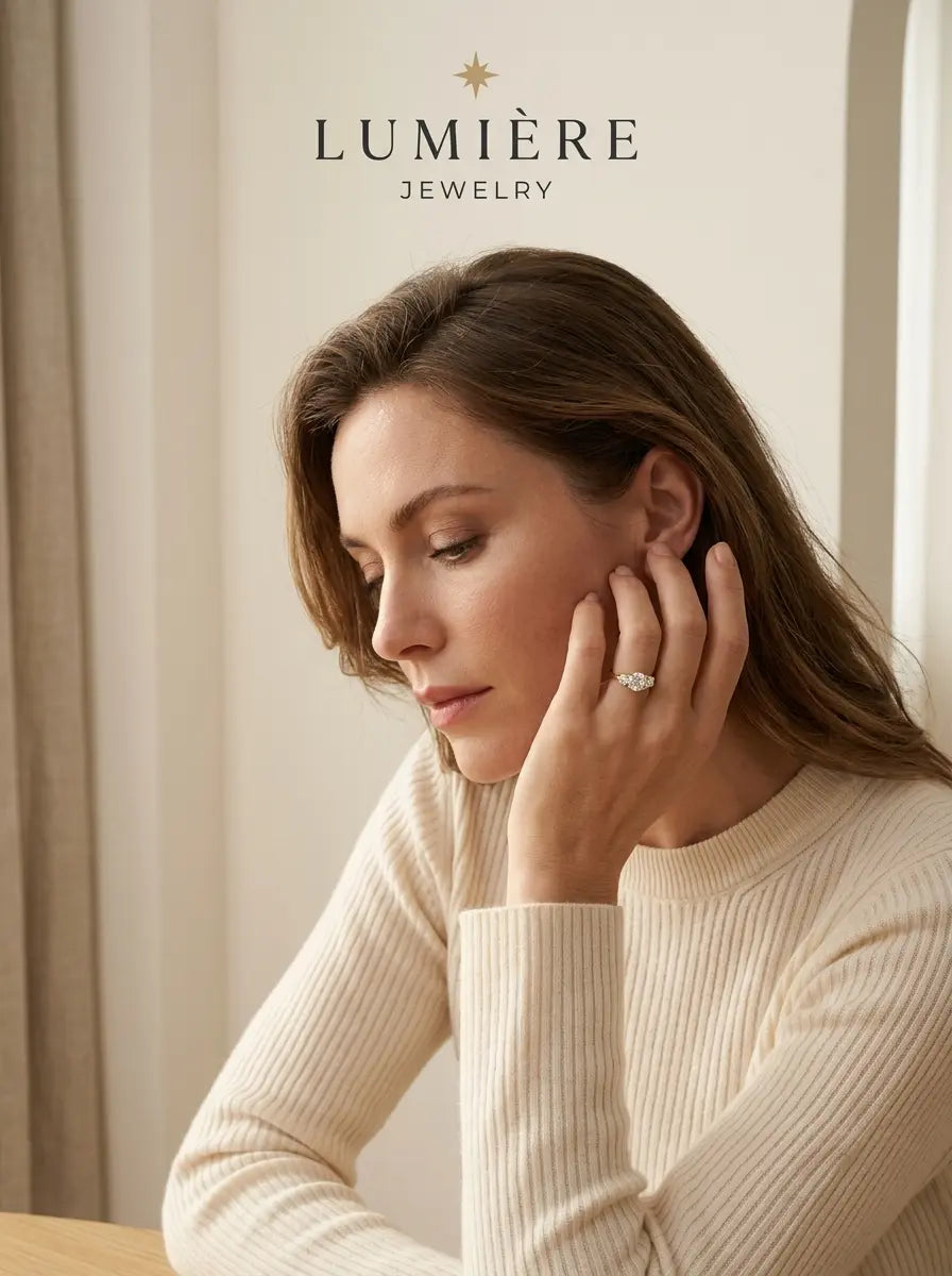Trilogy Ring · Moissanite