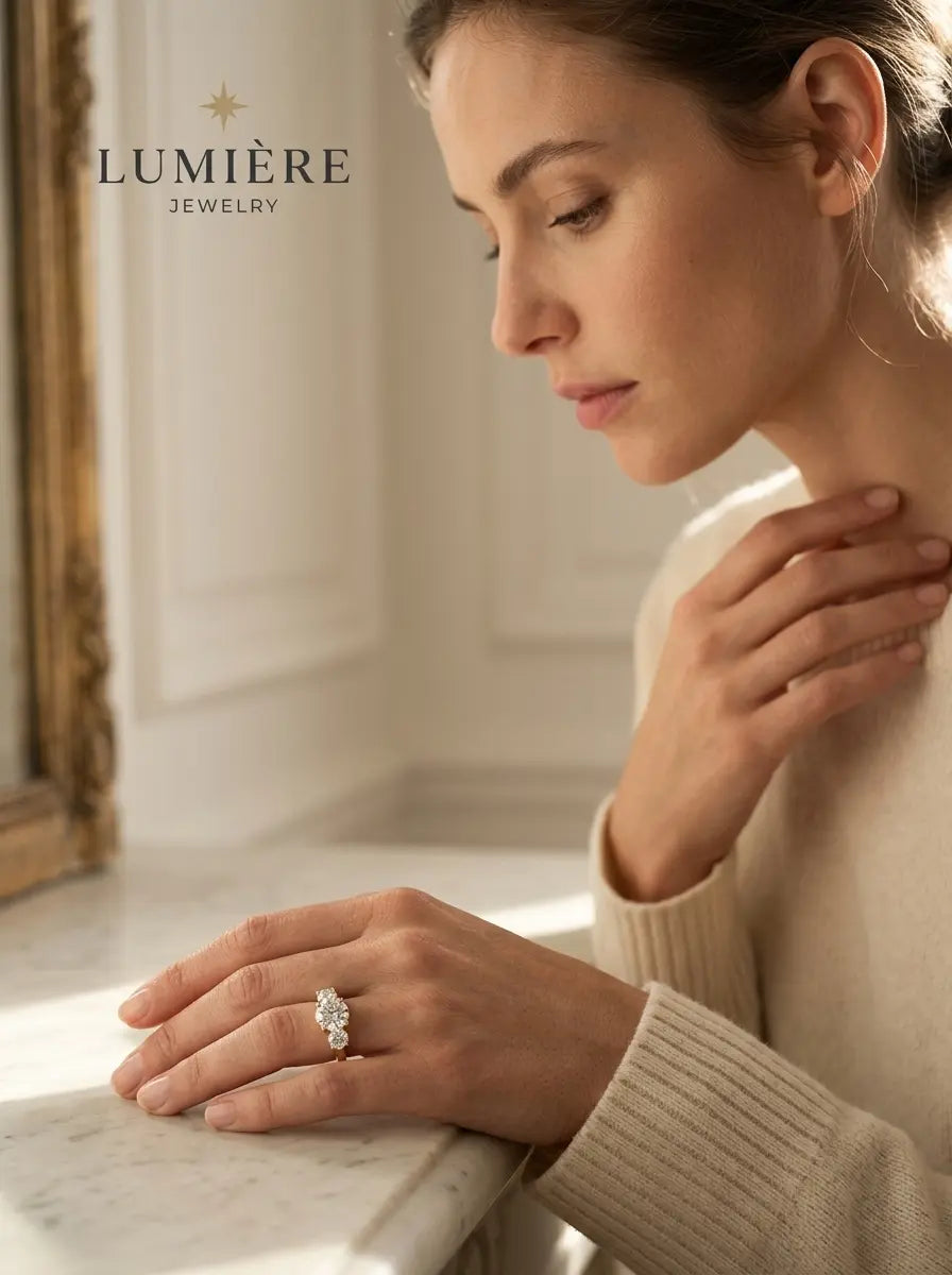 Trine Ring · Moissanite