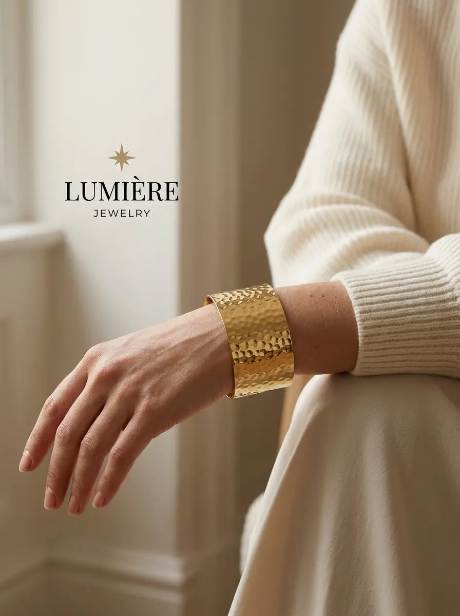 Arc Bangle · 18K Gold Finish