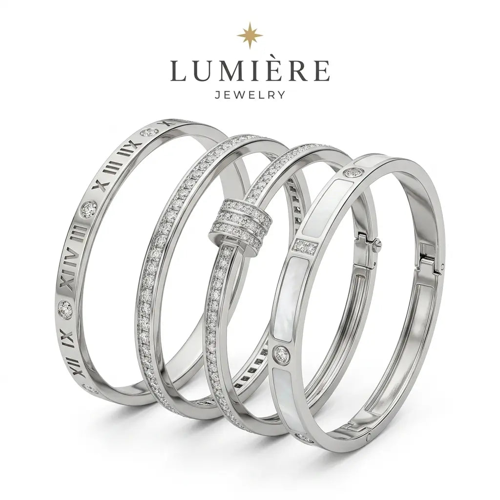 Lumière Bangle Collection · Stackable Bangles