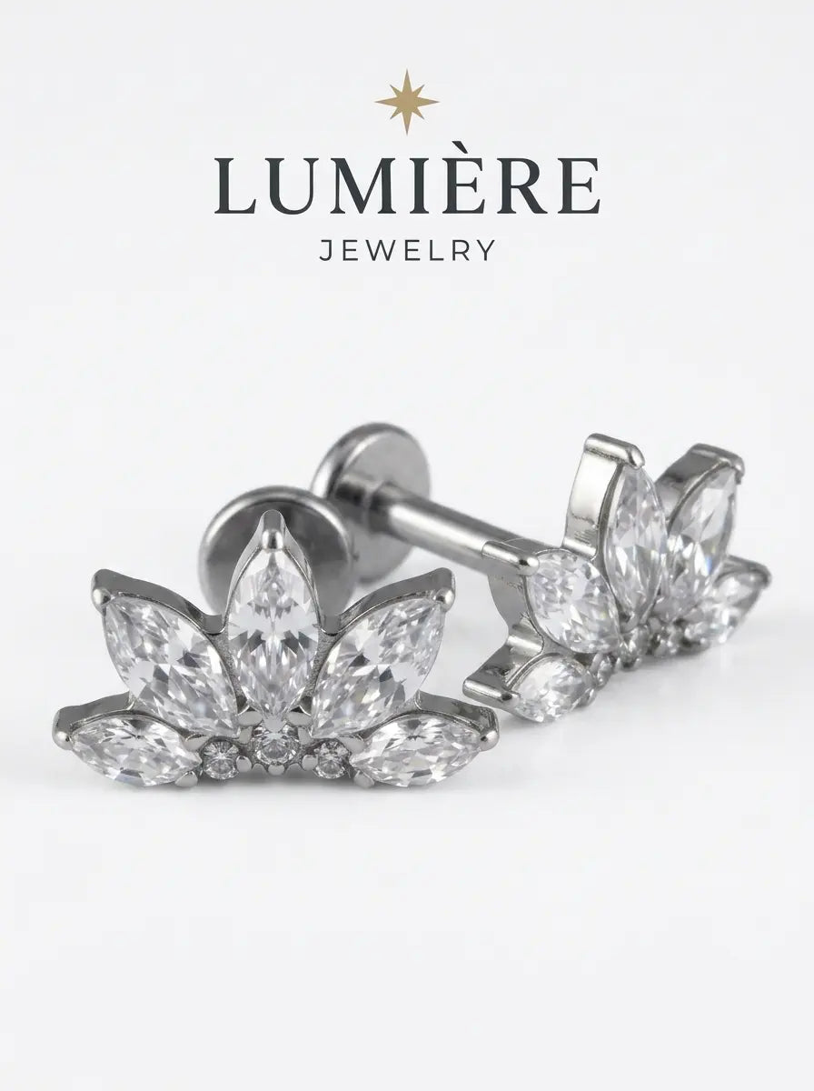 Lotus Stud · Implant-Grade Titanium