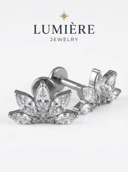 Lotus Stud · Implant-Grade Titanium