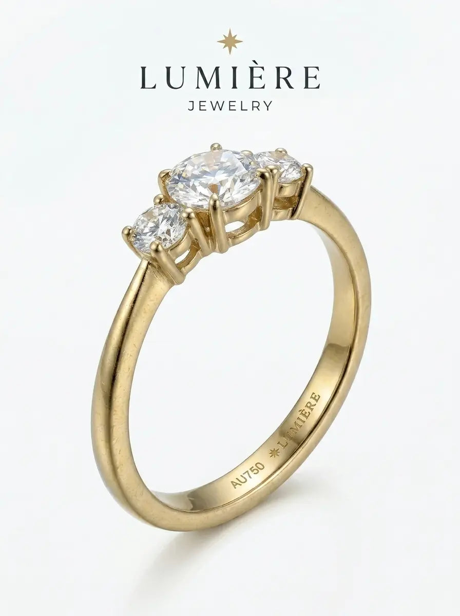 Trilogy Ring · Moissanite