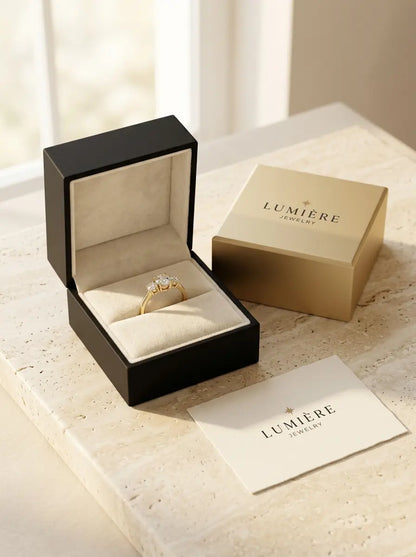 Trilogy Ring · Moissanite