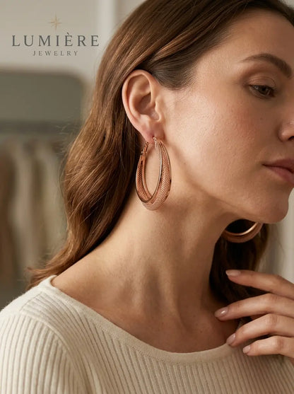 Torsade Hoop · Gold / Silver / Rose Gold