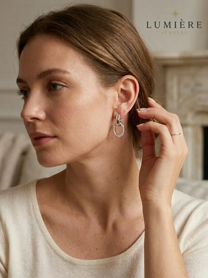 Lumière Oval Drop · Crystal