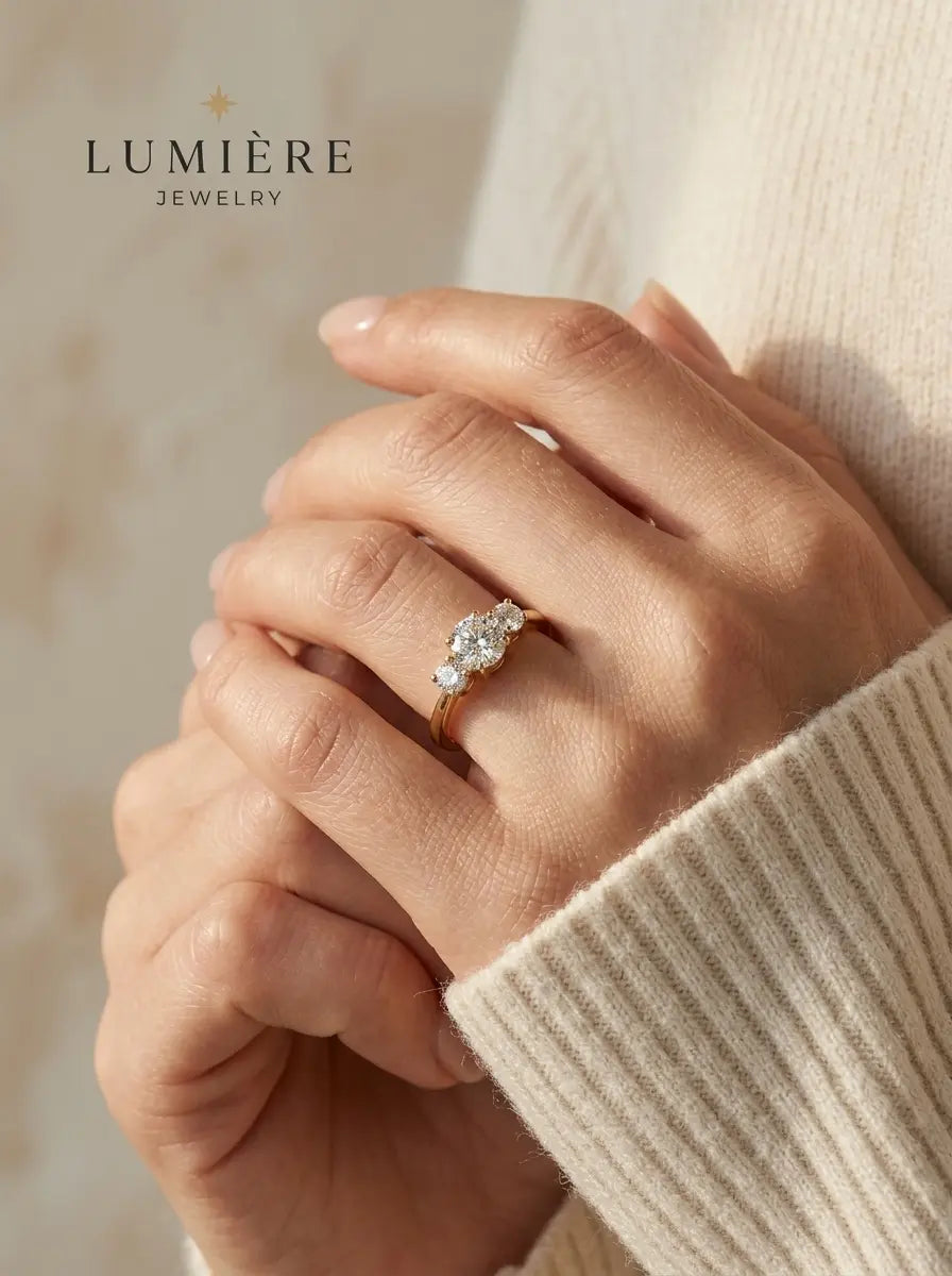 Trilogy Ring · Moissanite