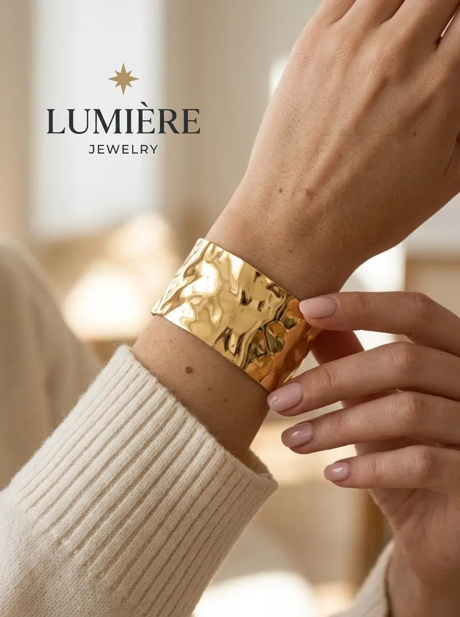 Arc Bangle · 18K Gold Finish