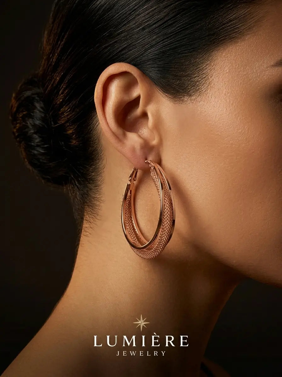 Torsade Hoop · Gold / Silver / Rose Gold