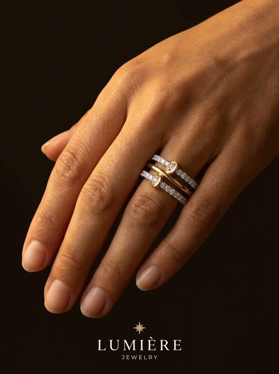 Lynx Sculptural Ring · 18K Gold Finish