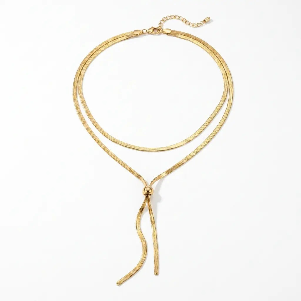 Serpent Chain Necklace · Gold / Silver