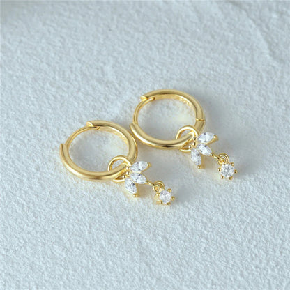 Brooke Removable Charm Hoops