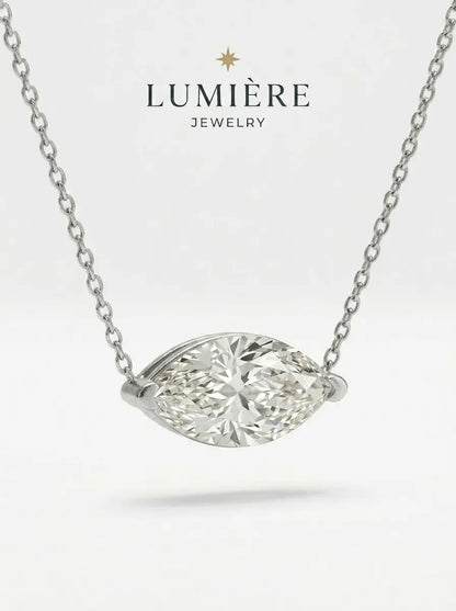 Navette Necklace · Crystal