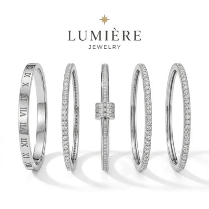 Lumière Bangle Collection · Stackable Bangles