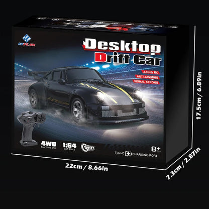 Desktop DRIFT CAR 1:64 Scale - High Speed Mini Drift