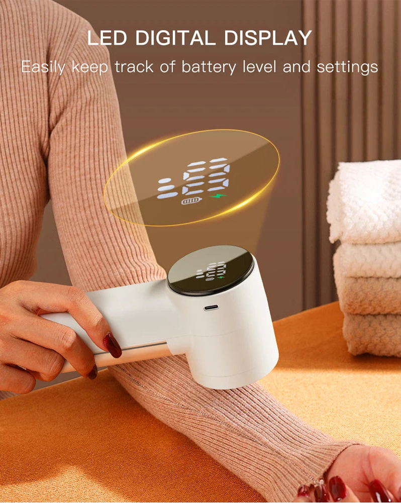 ColdSky Revive™: 3-Speed Rechargeable Fabric Shaver & Lint Remover