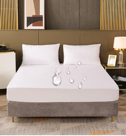 SilentGuard: 100% Waterproof Mattress Protector – Breathable & Noiseless Jersey Bed Cove