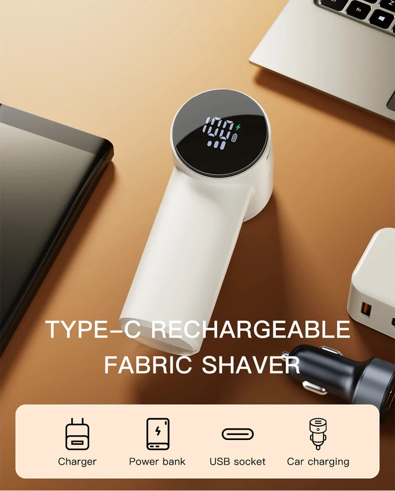 ColdSky Revive™: 3-Speed Rechargeable Fabric Shaver & Lint Remover