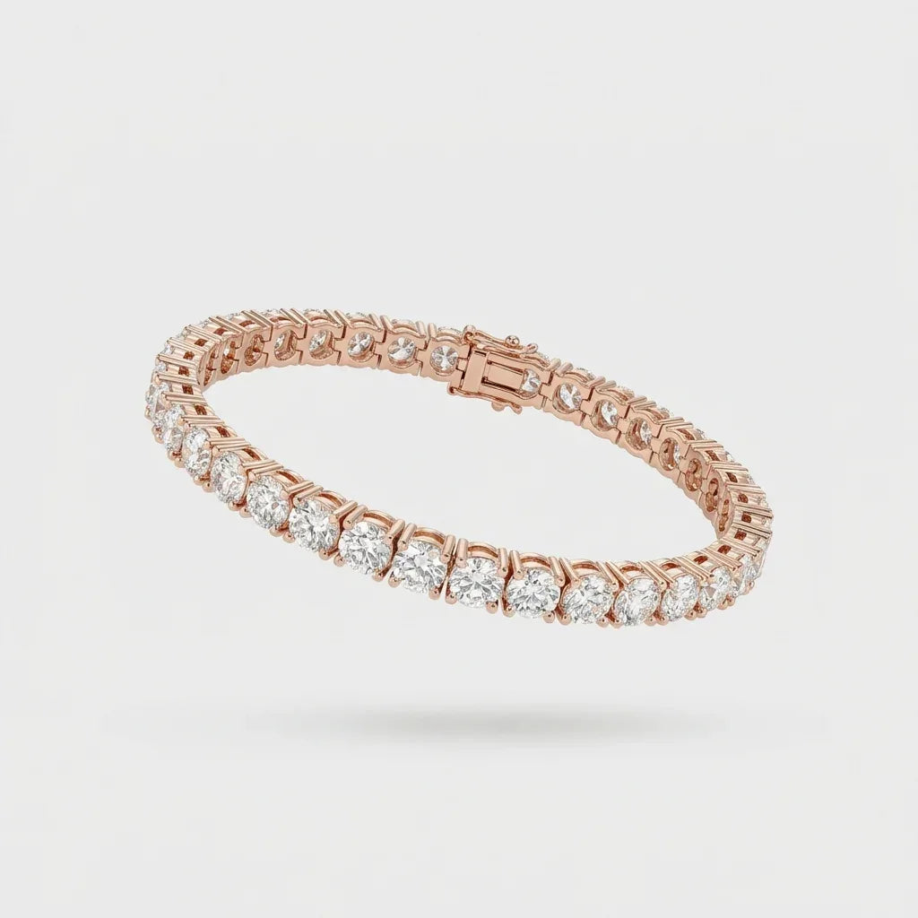 Lumière Tennis Bracelet · S925 Silver & Moissanite