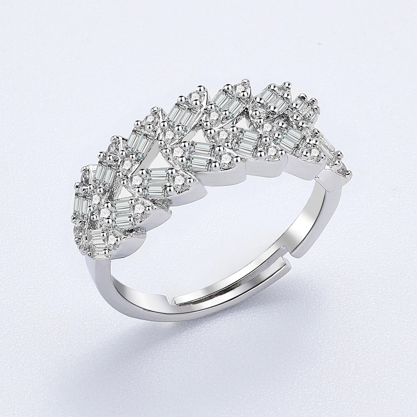 Luxury Women Jewelry Elegant Shape Bridal CZ necklace earrings bracelet ring jewelry sets & m Big Wedding Jewelry Sets For Bride