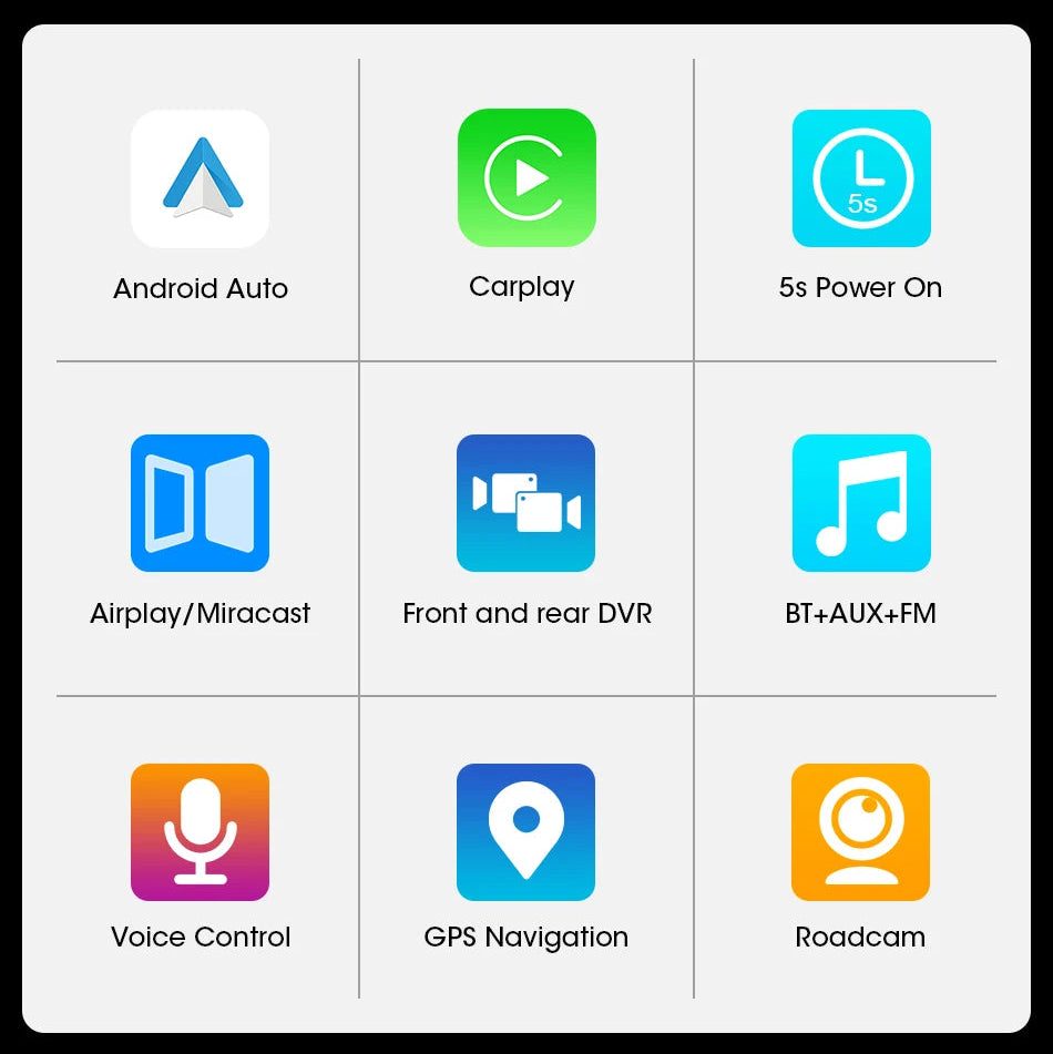 DriveHub 4K: 11" Smart Dash Cam with Wireless CarPlay & Android Auto