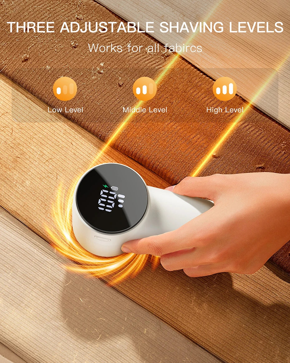 ColdSky Revive™: 3-Speed Rechargeable Fabric Shaver & Lint Remover