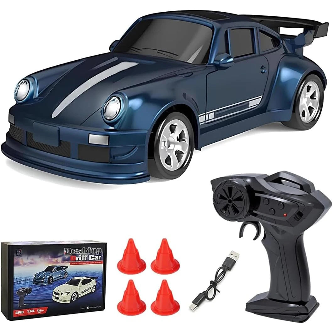 NanoDrift 4WD: 1/64 Scale Pro Racing Car – High-Speed Mini Drift
