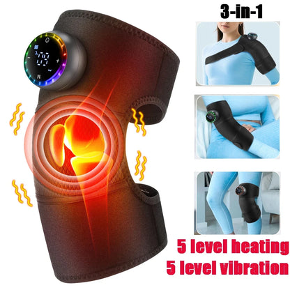 Smart LED Joint Massager: Deep Relief for Knee & Shoulder