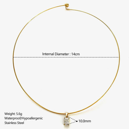 Forme Necklace · Gold Tone