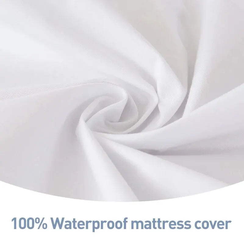 SilentGuard: 100% Waterproof Mattress Protector – Breathable & Noiseless Jersey Bed Cove