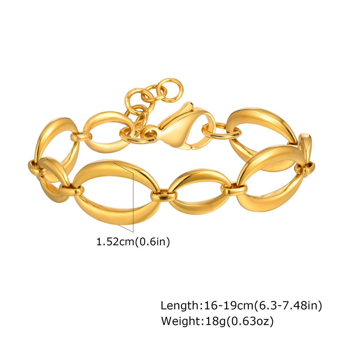 Ligne Collection · Necklace & Bracelet · 18K Gold Finish