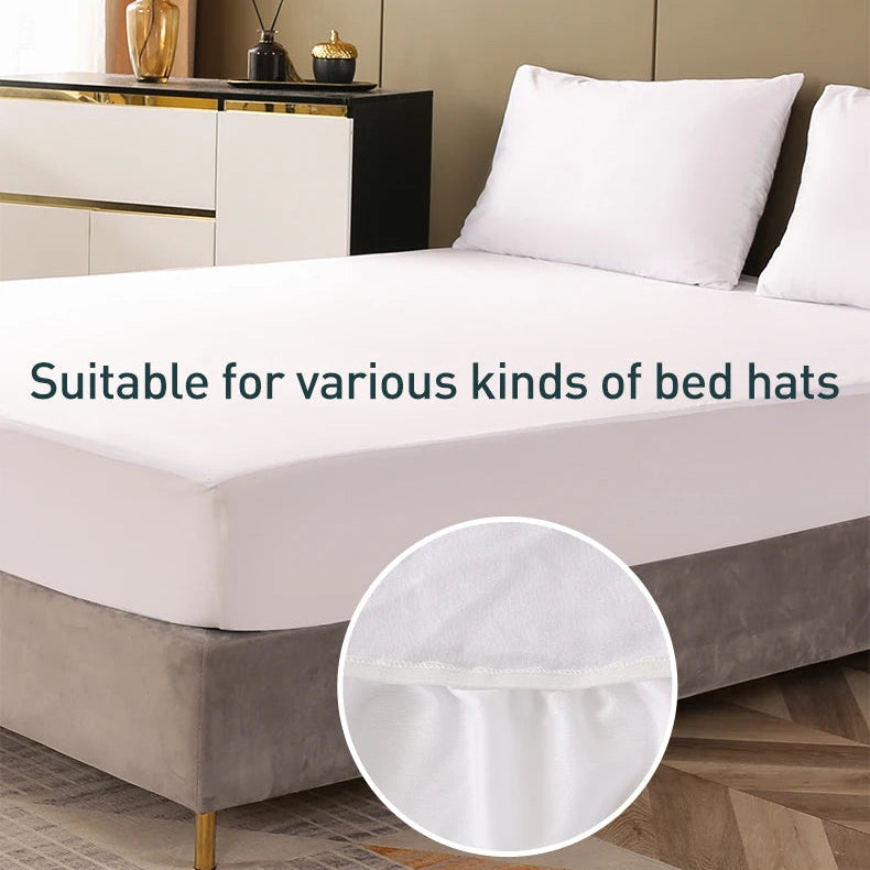 SilentGuard: 100% Waterproof Mattress Protector – Breathable & Noiseless Jersey Bed Cove